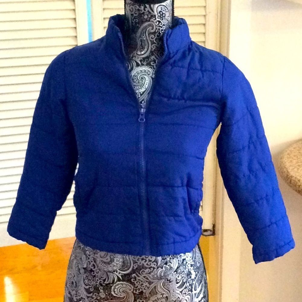 Child Old Navy soft puffer jacket size S 6/7